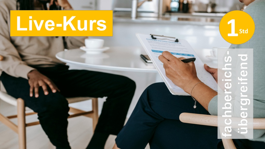 Sie sehen zwei Personen an einem Tisch, als Assoziation zum Webseminar zum Erlernen von Selbstmitgefühl und Selbstkommunikation für Veränderungsmanagement mit Klienten in der Ergotherapie bei Fatigue, Long + PostCovid, Psychosomatik in Klinik + Praxis