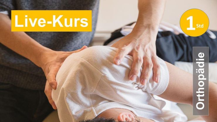 Sie sehen einen liegenden Betroffenen, der eine Schulterbehandlung erhält, als Assoziation zum Webseminar für Ergotherapie + Physiotherapie in der Rehabilitation von Schultererkrankungen in der Orthopädie in Klinik + Praxis