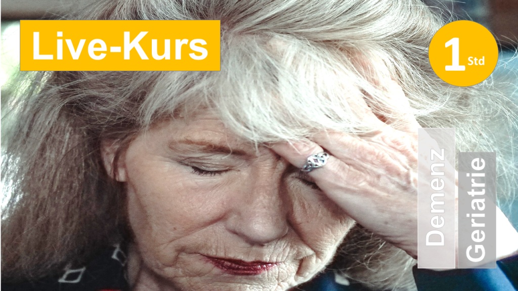 Sie sehen eine ältere Frau, die den Kopf mit geschlossenen Lidern in ihre Hand stützt, als Assoziation zum Webseminar zur Behandlung von Depressionen in der Ergotherapie + Physiotherapie in der Rehabilitation von Demenz  in Klinik + Praxis