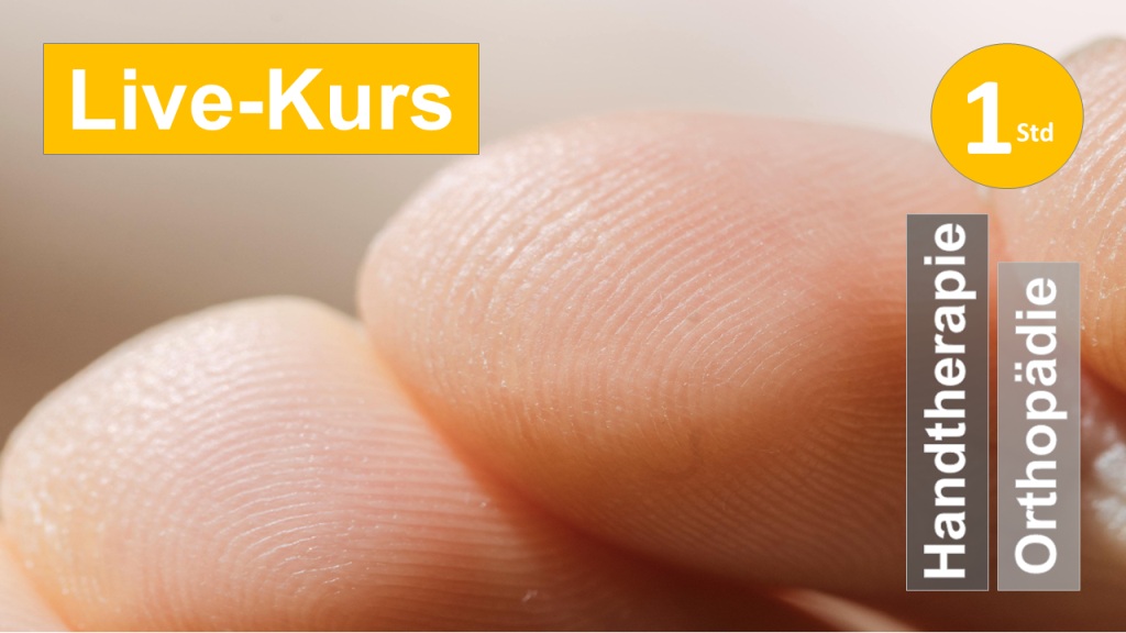 Sie sehen zwei stark vergrößerte Fingerkuppen, als Symbol zum Webseminar über sensorische Trainings zur Verbesserung der Sensibilität in der  Ergotherapie + Physiotherapie in der Handreha + Ortho + Neurologie in Klinik + Praxis