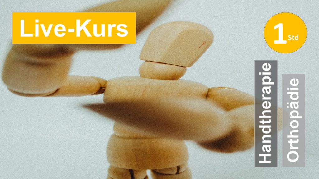 Sie sehen eine Gliederfigur mit ausgestrecktem abwehrenden Arm als Symbol zum Webseminar zur vorbereitentenden Therapie in der Ergotherapie vor elektiven Eingriffen an der oberen Extremität in Orthopädie, Handttherapie, Neurologie in Klinik + Praxis
